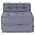 vidaXL Coussin Gris 70 x 70 x 54 cm Polyester
