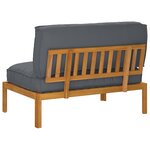 vidaXL Ensemble de Canapés avec coussin Anthracite 120 x 92 x 69 cm