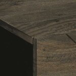 vidaXL Table de chevet noir 50x33x62 cm bois de manguier solide