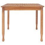 vidaXL Ensemble à manger de jardin 7 Pièces bois de teck solide