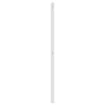 vidaXL Tête de lit métal blanc 80 cm