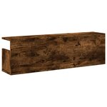 vidaXL Armoire murale 100x20x30 cm chêne fumé bois d'ingénierie