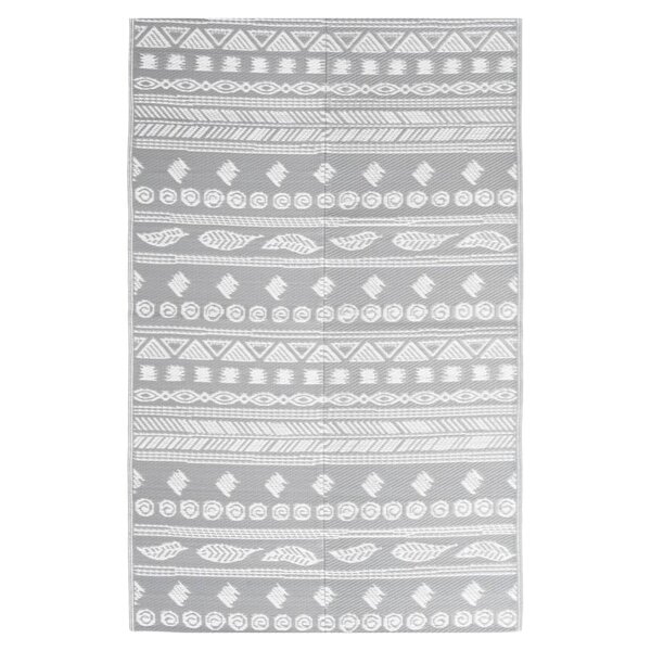 vidaXL Tapis d'extérieur Gris 160x230 cm PP