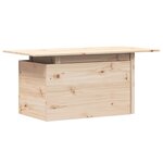 vidaXL Table de jardin 100x50x75 cm bois massif de pin
