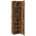 vidaXL Buffet 3 Pièces Bois ancien