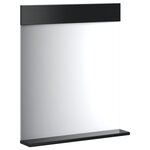 vidaXL Meubles de salle de bain 2 Pièces BERG noir bois de pin massif