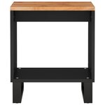 vidaXL Table basse 40x31x46 cm Bois d'acacia solide et d'ingénierie
