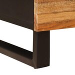 vidaXL Armoire de lit avec tiroir 2 Pièces Marron 40 x 33 x 46 cm