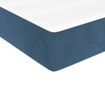 vidaXL Matelas de lit à ressorts ensachés 100x210x20 cm velours