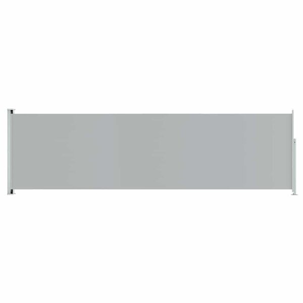 vidaXL Auvent latéral rétractable de patio 180x600 cm Gris