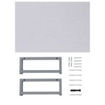 vidaXL Meuble de salle de bain Blanc 60x40x16 3 cm