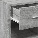 vidaXL Buffet sonoma gris 45x42 5x93 cm bois d'ingénierie