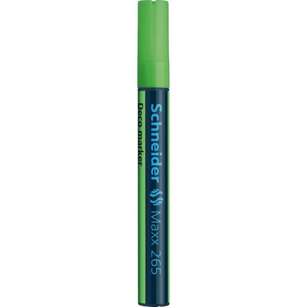 Marqueur à craie Maxx 265 Pte Ogive 2-3 mm vert clair SCHNEIDER