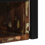 vidaXL Table de chevet multicolore 40x35x40 cm bois de récupération