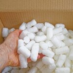 Pack and Move - Particules de Calage pour carton - 20 L - Protection Déménagement et Expédition - Chips Naturelle de maïs pour Emballer  Protéger  Rembourrer