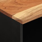 vidaXL Meuble TV 80x33x46 cm bois d'acacia solide et bois d'ingénierie