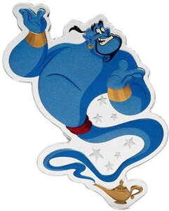 Pièce de monnaie en Argent 2 Dollars g 31.1 (1 oz) Millésime 2025 GENIE