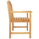 vidaXL Banc en Bois Sculpté en Rose 114 x 60 x 95 cm Naturel