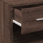 vidaXL Buffet chêne marron 30x42 5x93 cm bois d'ingénierie