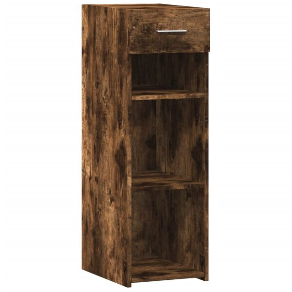 vidaXL Buffet chêne fumé 30x42 5x93 cm bois d'ingénierie