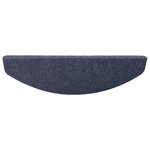 vidaXL Tapis d'escalier auto-adhésifs 15 Pièces Bleu 80 x 28 x 3 5 cm