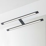 Tiger Lampe de miroir à LED Ancis 60 9 cm Noir