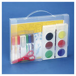 Mallette plastique transparente souple 325x245x30 mm (lot de 25)