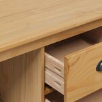vidaXL Buffet avec tiroir HILL Marron miel 154 x 40 x 80 cm Pin massif
