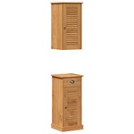 vidaXL Ensemble de mobilier de salle de bain avec tiroir VIGO 2 Pièces