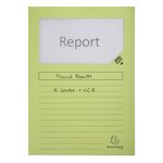 Paquet de 100 chemises à fenêtre SUPER 160g/m2 - 22x31cm - Vert clair EXACOMPTA