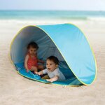 LUDI Tente de plage et piscine pour bébé - en tissu avec protection UV 50 - des 10 mois