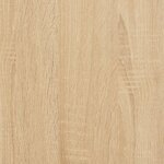 vidaXL Meuble TV chêne sonoma 100x35 5x45 cm bois d'ingénierie