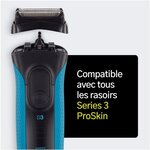 Braun piece de rechange 32b noire pour rasoir - compatible avec les rasoirs series 3