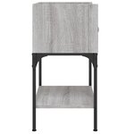 vidaXL Tables de chevet 2 Pièces sonoma gris 40 5x31x60 cm
