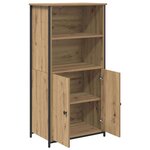 vidaXL Haut Armoire Chêne artisanal 62 x 36 x 121 5 cm