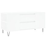 vidaXL Table basse blanc 102x44 5x50 cm bois d'ingénierie