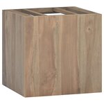 vidaXL Armoire murale de salle de bain 46x25 5x40 cm Bois teck massif