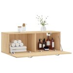 vidaXL Armoire murale chêne sonoma 100x36 5x35 cm bois d'ingénierie
