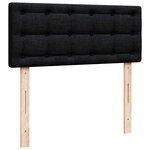vidaXL Lit ottoman avec matelas et LED noir 120x190 cm tissu