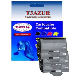 4 Toners compatibles  pour RICOH AFICIO SP1210, SP1210N, TN2120 - 2 600 pages - T3AZUR