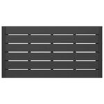 vidaXL Ensemble de salle à manger pour jardin 3 Pièces Anthracite Acier