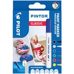 Etui de 6 marqueurs à pigment pintor pointe fine 'classic mix' pilot