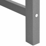 vidaXL Chaises de jardin 6 Pièces Gris clair 65 5 x 55 5 x 88 cm en HDPE