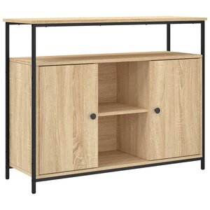 vidaXL Buffet Chêne Sonoma 100x35x80 cm Bois d'ingénierie