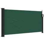 vidaXL Auvent latéral rétractable vert foncé 100x300 cm