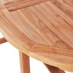 vidaXL B-ware Ensemble à manger d'extérieur 7 Pièces Teck solide