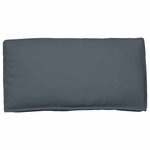 vidaXL Coussin pour assise / dossier de palette avec oreiller Anthracite