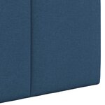 vidaXL Tête de lit suspendue Bleu Tissu