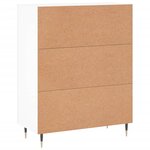 vidaXL Buffet blanc 69 5x34x90 cm bois d'ingénierie