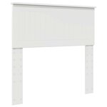 vidaXL Lit de Rangement Blanc 90 x 200 cm Bois d'ingénierie